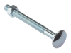 Forgefix Carriage Bolt & Nut ZP M10 x 110mm Blister 4 1