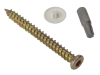 Forgefix Concrete Frame Screw Torx High-Low Thread ZYP 7.5 x 102mm Box 100 1