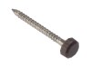 Forgefix Polytop Pin Brown Stainless Steel 25mm Box 250 1