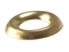 Forgefix Screw Cup Washers Solid Brass Polished No.6 Bag 200 1