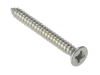 Forgefix Self Tapping Screw Pozi CSK ZP 1.1/2 x 8 Box 200 1