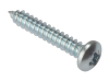 Forgefix Self Tapping Screw Pozi Pan Head ZP 1.1/2 x 8 Box 200 1