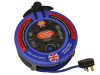 Faithfull Power Plus Fast Rewind 4 Socket Cable Reel 10 Metre 3000 Watt 13 Amp 2