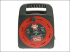 Faithfull Power Plus Easy Reel Cable Reel 25 Metre 13 Amp With 2 Socket 240 Volt 240V 1