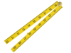 Fisco XFY1ME Yellow ABS Nylon Rule 1 Metre / 39in 2