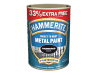 Hammerite Direct to Rust Hammered Finish Metal Paint Black 750ml + 33% 1