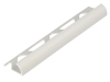 Homelux Tile Trim PVC Round Edge White 9mm x 2.44m (Box 10) 1