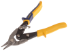 IRWIN Yellow/Blue Aviation Snips Bulldog Cut 225mm 1