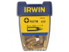 IRWIN Screwdriver Bits Pozi PZ3 25mm Titanium Pack of 10 2