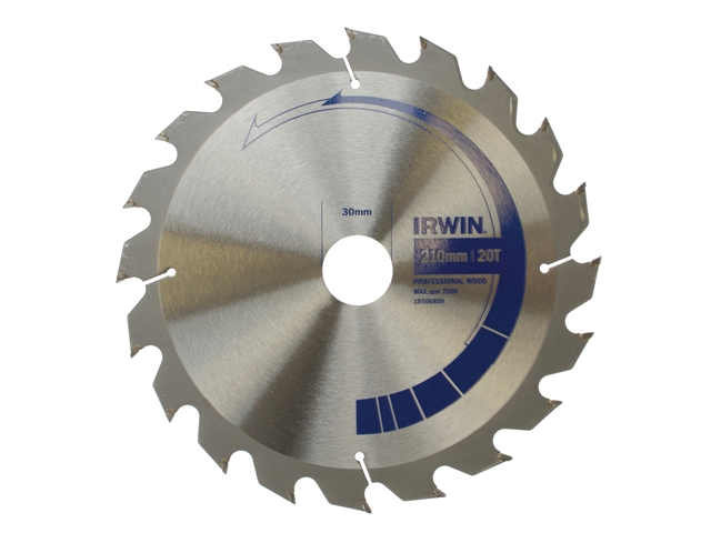 Circular Saw Blade 210 x 30mm x 20T Professional Cross & Rip Cut 1