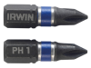 IRWIN Impact Screwdriver Bits PH1 25mm Pack of 2 1