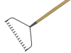 Kent and Stowe Long Handled Soil Rake Carbon Steel 1