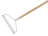 Kent & Stowe Garden Life Soil Rake Stainless Steel 1