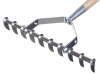 Kent & Stowe Stainless Steel Long Handled Scarifying Rake, FSC® 1