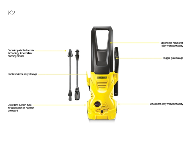 Karcher K2 Pressure Washer 110 Bar 240 Volt 240V 2