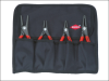 Knipex Precision Circlip Pliers Set in Roll (4) 1