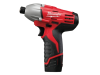 Milwaukee C12 ID-202C Compact Impact Driver 12 Volt 2 x 2.0Ah Li-Ion 12V 1