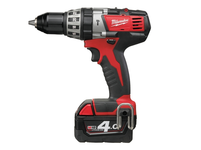 C18 PD Compact Cordless Percussion Drill 1 x 4.0Ah,1 x 2.0Ah Li-Ion 2