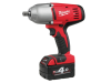 Milwaukee M18 HD18 HIW-402 Friction Ring 1/2in Impact Wrench 18 Volt 2 x 4.0Ah Li-Ion 18V 2