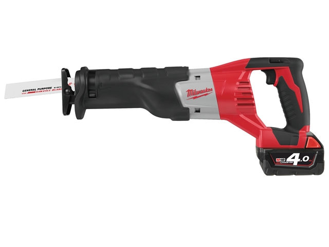 Milwaukee M18 HD18 SX-402C SAWZALL® 18 Volt 2 x 4.0Ah Li-Ion 18V 1