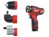 Milwaukee M12BDDXKIT-202C Removeable Chuck Drill Driver 12 Volt 2 x 2.0Ah Li-Ion 12V 1