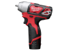 Milwaukee M12 BIW14-202C Sub Compact 1/4in Impact Wrench 12 Volt 2 x 2.0Ah Li-Ion 12V 1