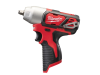 Milwaukee M12 BIW38-0 Sub Compact 3/8in Impact Wrench 12 Volt Bare Unit 12V 1