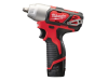 Milwaukee M12 BIW38-202C Compact 3/8in Impact Wrench 12 Volt 2 x 2.0Ah Li-Ion 12V 2