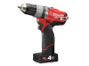 Milwaukee M12 CDD-402C Fuel™ Compact Cordless Drill Driver 12 Volt 2 x 4.0Ah Li-Ion 12V 2