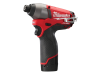 Milwaukee M12 CID-202C Fuel™ Impact Driver 12 Volt 2 x 2.0Ah Li-Ion 12V 2