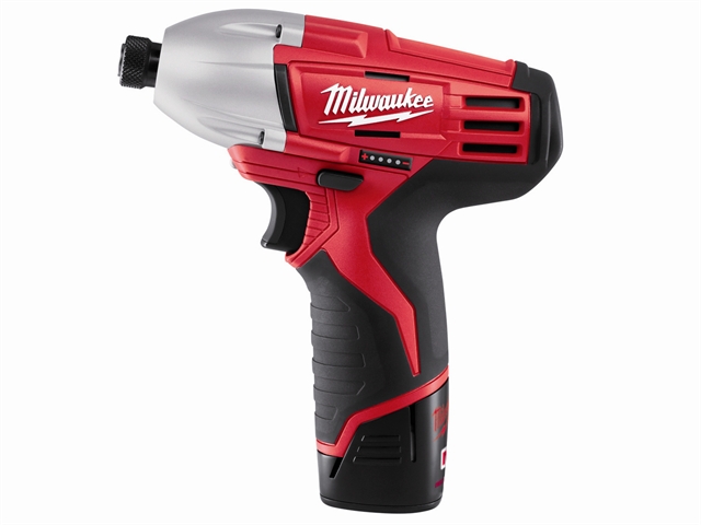 Milwaukee M12 RED Twin Pack With 30-Piece Bit Set 12 Volt 2 x 2.0Ah Li-Ion 12V 5