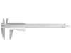 Mitutoyo 531 128 Vernier Caliper Thumb Lock 150mm (6in) 1
