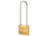 Master Lock Solid Brass 30mm Padlock 4 Pin - 64mm Shackle 1