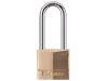 Master Lock Solid Brass 40mm Padlock 4 Pin - 51mm Shackle 1