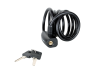 Master Lock Black Self Coiling Keyed Cable 1.8m x 8mm 1