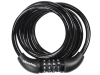 Master Lock Black Self Coiling Combination Cable 1.8m x 8mm 1