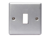 Masterplug Metal Clad 2-Way 1-Gang Light Switch 1