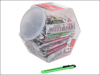 Personna Plastic Neon 9mm Snap-Off Knife Jar of 75 Knives with 1 Blade 1