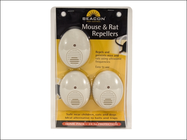 Rentokil Beacon Mouse & Rat Repeller (Pack of 3) 1