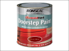 Ronseal Diamond Hard Doorstep Paint Black 750ml 1