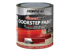 Ronseal Diamond Hard Doorstep Paint Red 250ml 1