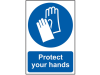 Scan Protect Your Hands - PVC 200 x 300mm 1