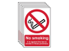 Scan No Smoking On These Premises PVC 200 x 300mm 1