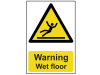 Scan Warning Wet Floor - PVC 200 x 300mm 1