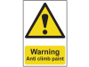 Scan Warning Anti Climb Paint - PVC 200 x 300mm 1
