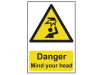 Scan Danger Mind Your Head - PVC 200 x 300mm 1
