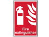 Scan Fire Extinguisher - PVC 200 x 300mm 1