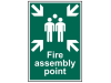Scan Fire Assembly Point - PVC 200 x 300mm 1
