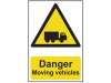 Scan Danger Moving Vehicles - PVC 400 x 600mm 1