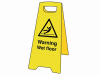 Scan Warning Wet Floor Heavy-Duty A Board 1